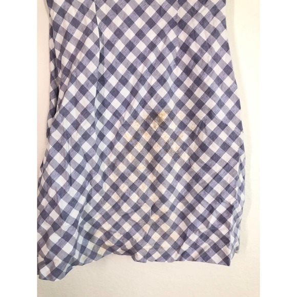 Saylor Hadleigh Gingham Blue White Mini Dress XS - Picture 10 of 15